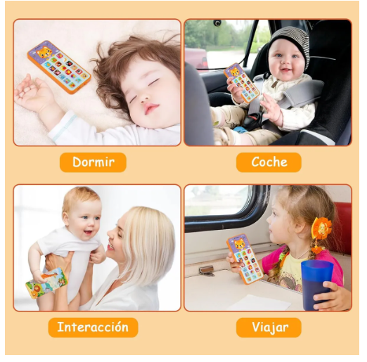 Juguete Telefono Interactivo Recargable USB