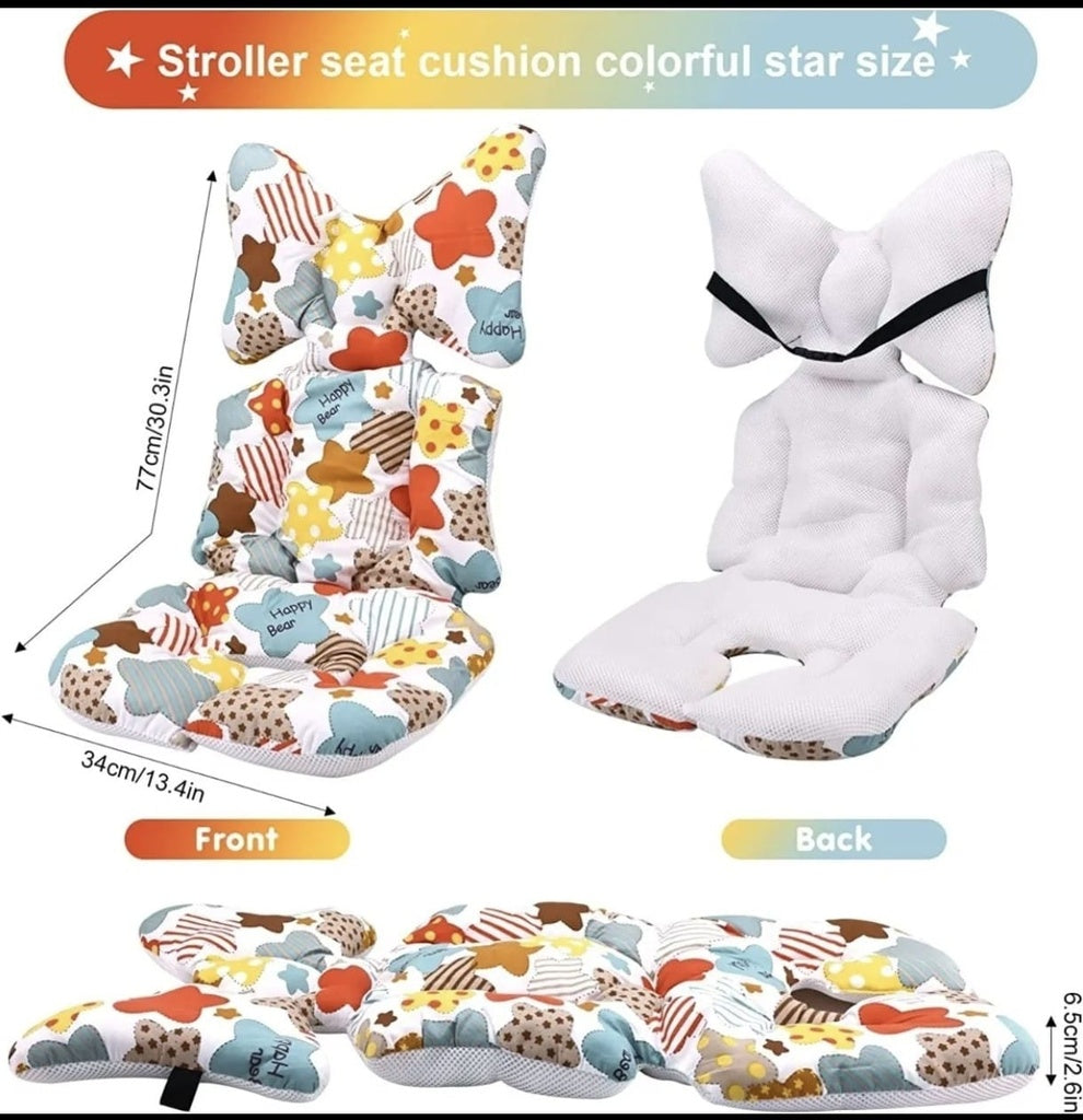 Cojín Acolchado Para Coche -silla De Auto- Multiusos Bebé