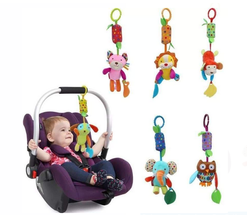 Colgante Sonajero De Estimulación Para Bebe Con Argolla Colgante