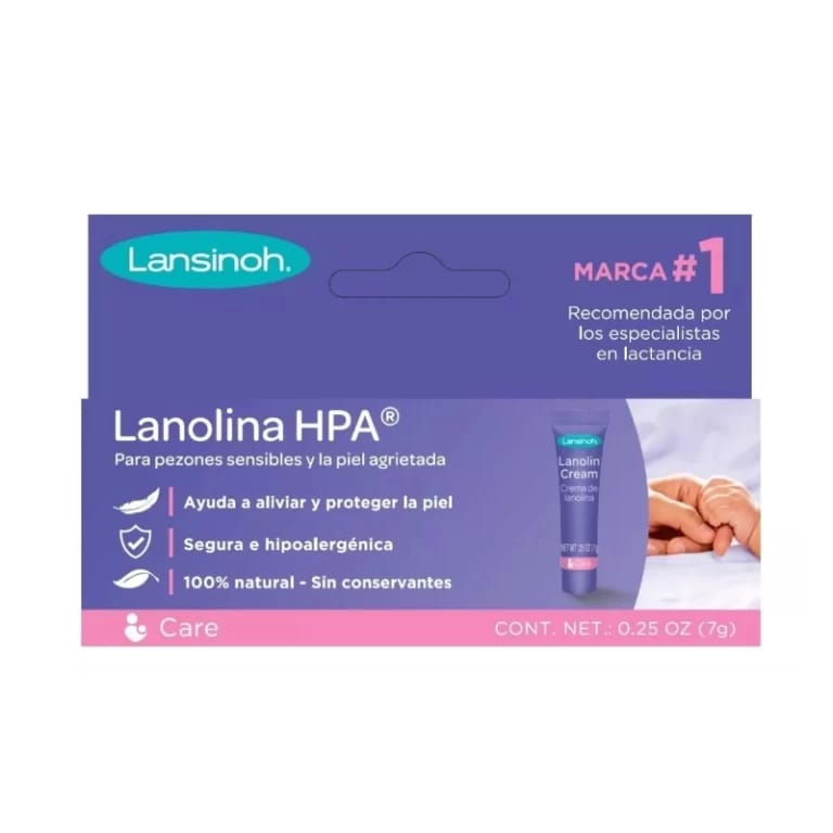 Crema Para Pezones De Lanolina Lansinoh 7grs