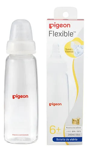 Mamadera Pigeon Boca Standard (vidrio) 240 ML