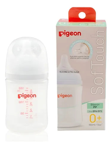 Mamamadera PIGEON SofTouch (Polipropileno) 160ml