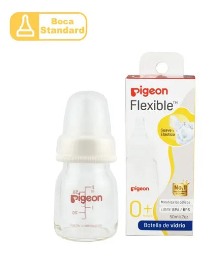 Mamadera Pigeon Boca Standard (vidrio) 50 ML