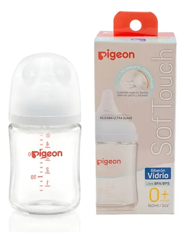 Mamadera Softouch Pigeon Vidrio 160ml SS