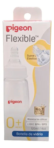 Mamadera Pigeon Boca Standard Vidrio 120mL