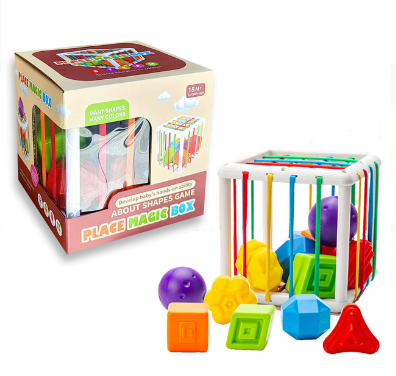 Juguete Interactivo De Habilidad Motora Montessori Cubo