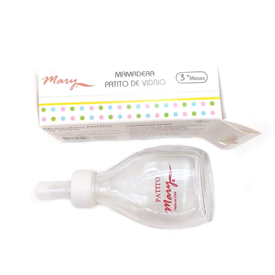 Mamadera Patito de vidrio 35 ml