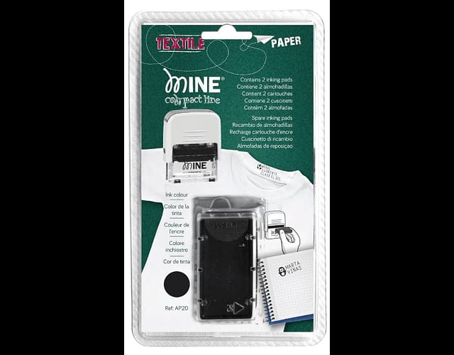 Pack 2 Repuestos tinta Timbre Mine