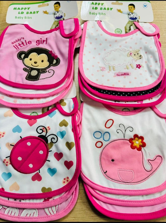 Set 3 Baberos Impermeables Tripe Capa