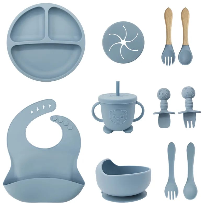Set Alimentación Complementaria Silicona 11 piezas