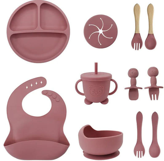 Set Alimentación Complementaria Silicona 11 piezas