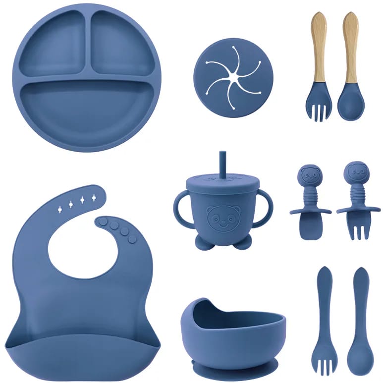 Set Alimentación Complementaria Silicona 11 piezas