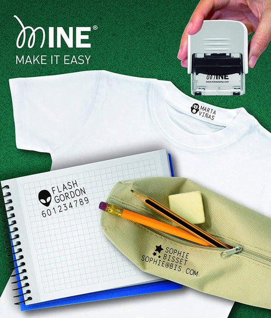 Timbre Marcador de Ropa y Libros – Mine