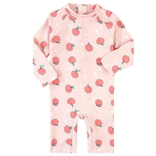 Traje de Baño Enterito Manga Larga Damasco