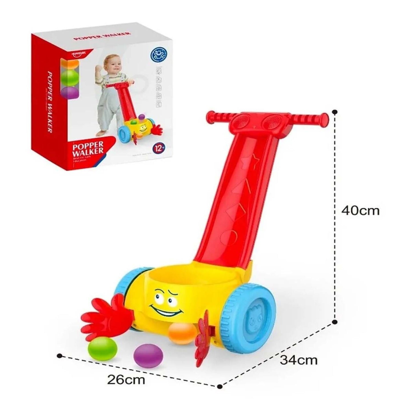 Caminador Andador Para Bebe Con Música Y Pelotas