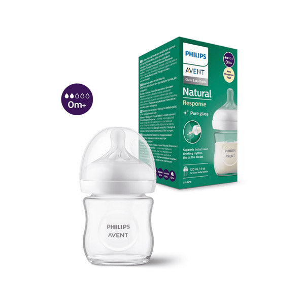 Mamadera Avent Natural 120 ML Vidrio