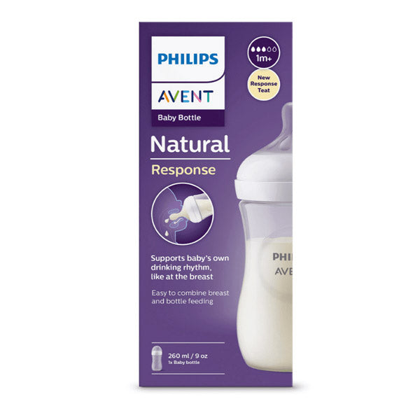 Mamadera plástico Natural Response 260 ml Avent