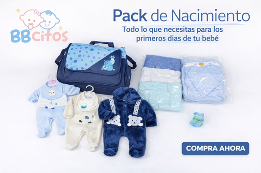 Pack Nacimiento Esencial Bebé Niño