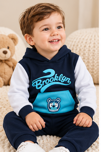 Conjunto Buzo Azul Brooklyn para Bebé