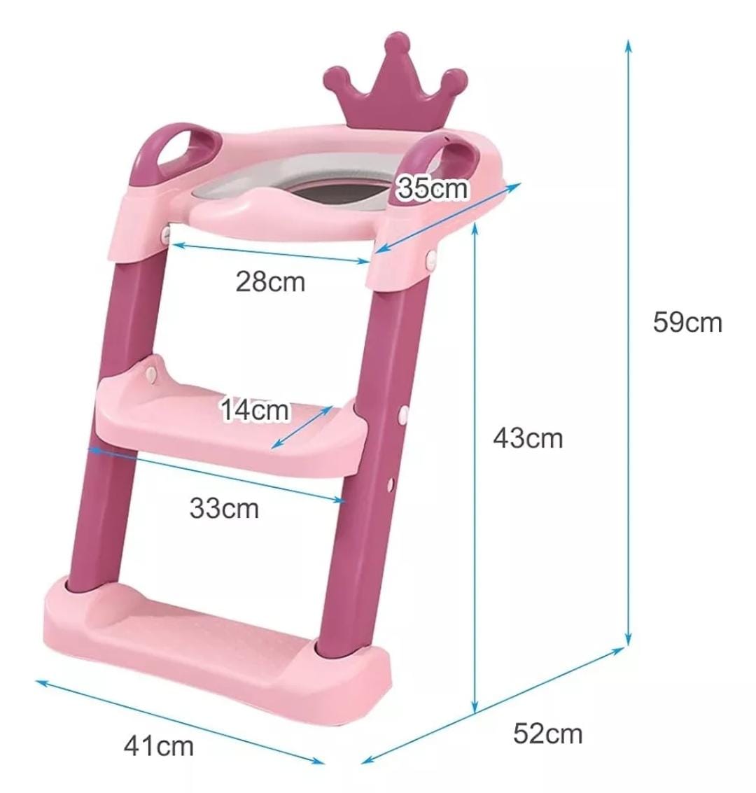 Adaptador de Baño con Escalera Corona👑
