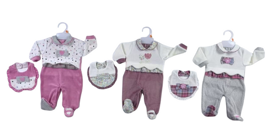 Osito Plush Beba Con Babero