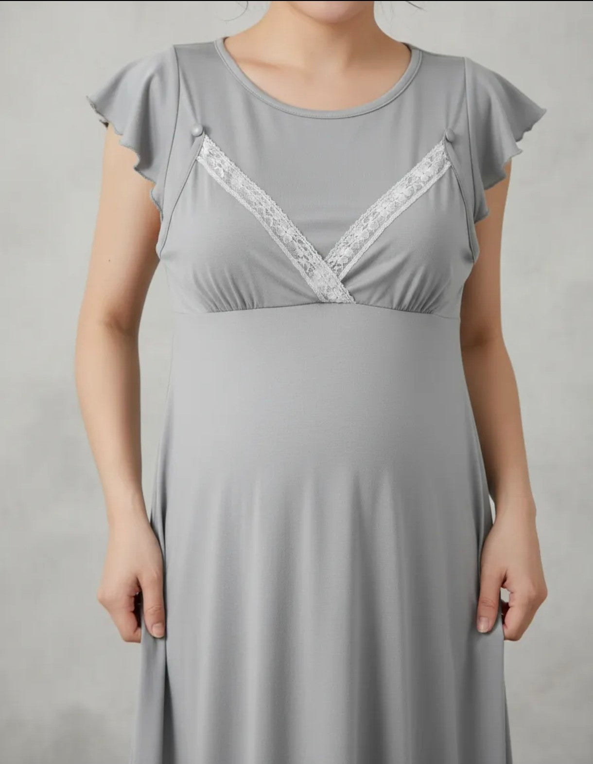 Camisola Maternal Con Encaje