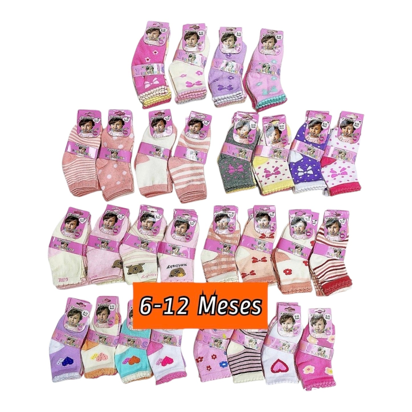 Pack 3 Calcetines Algodón Bebé