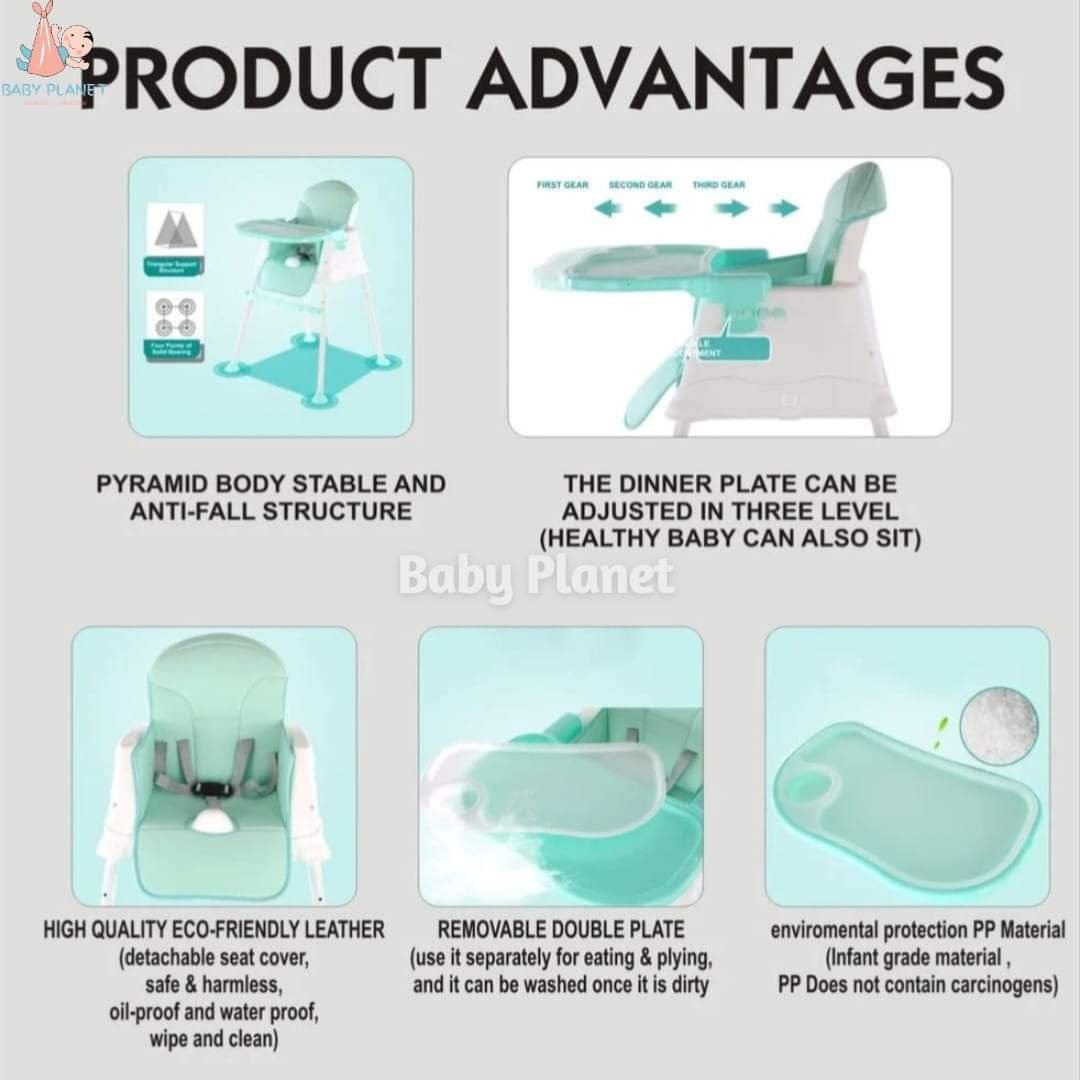 Silla Comer Bebé 3 en 1