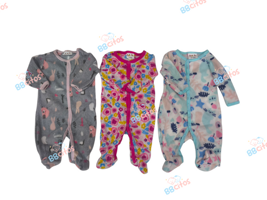 Set 3 Pijamas Bebé Micropolar