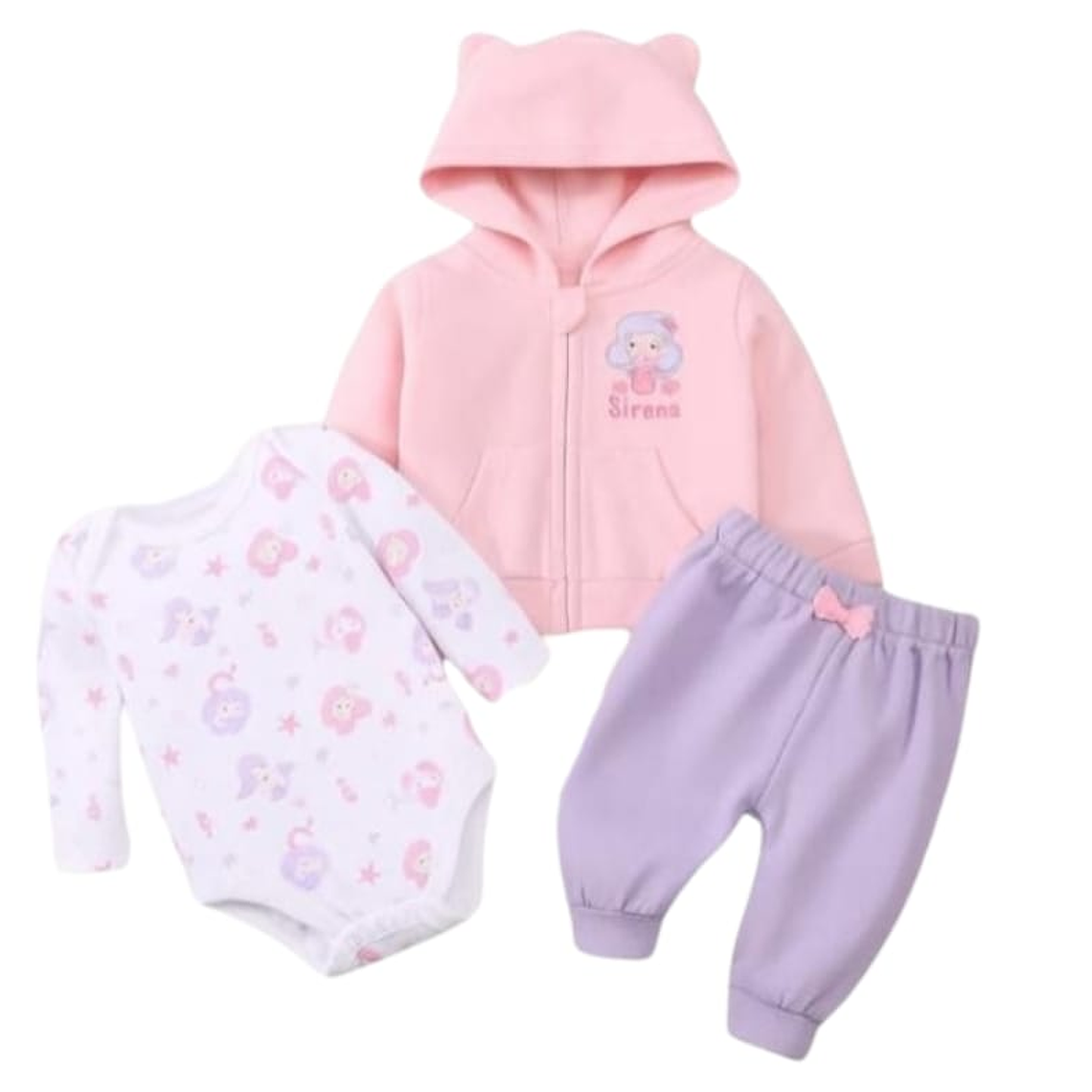Conjunto Buzo Forrado 3P Sirena