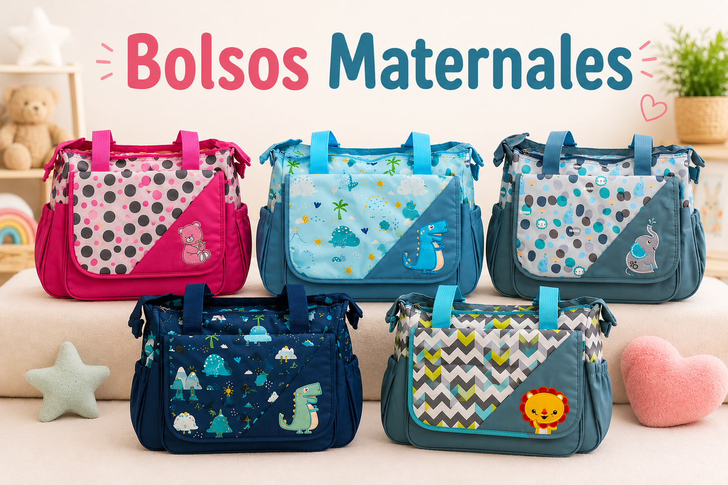 Bolso Maternal Bebé con Diseños