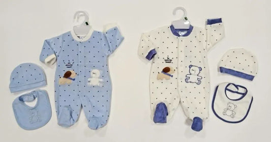 Osito Plush Bebé Perrito con Babero