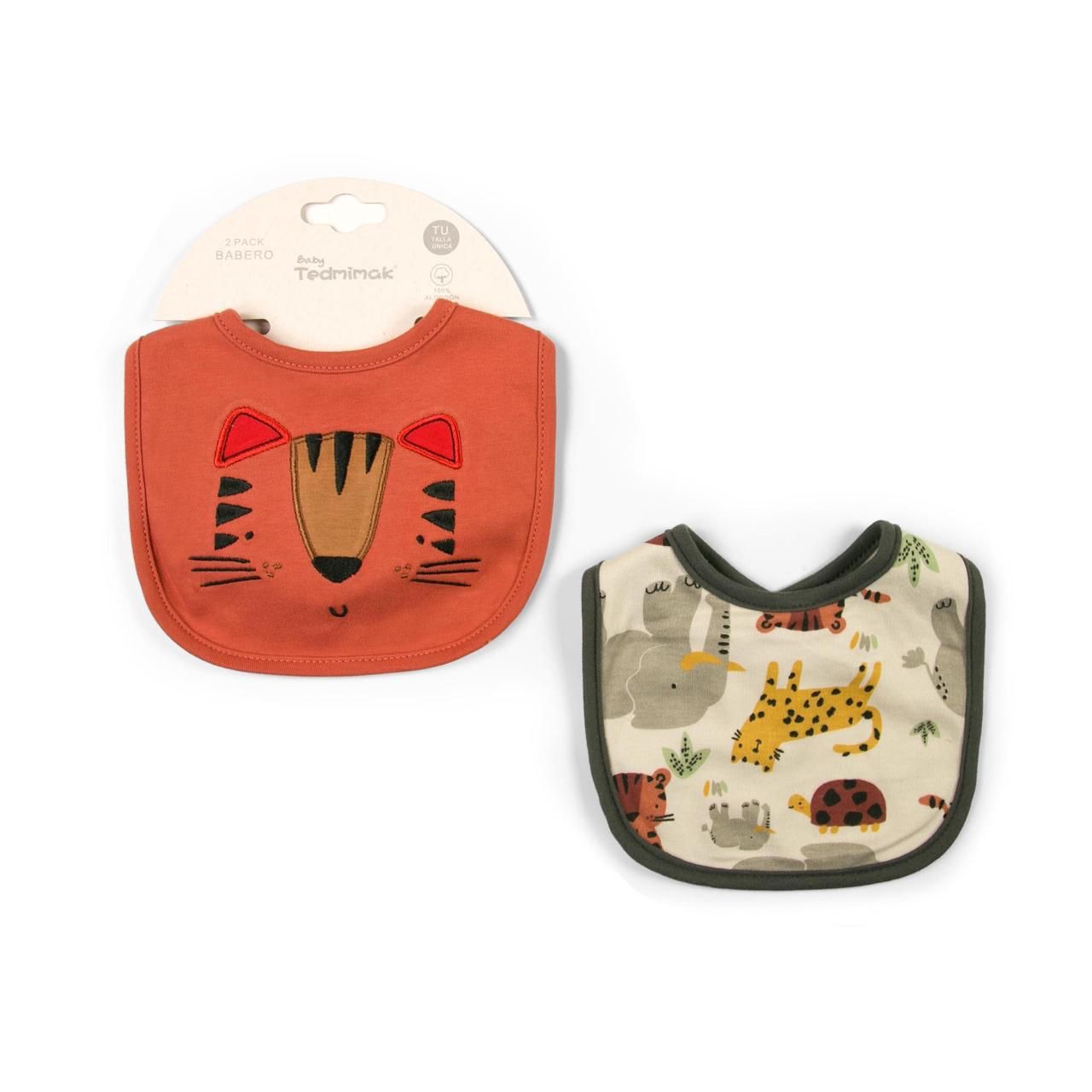 Set 2 baberos Triple Capa niño Tedmimak