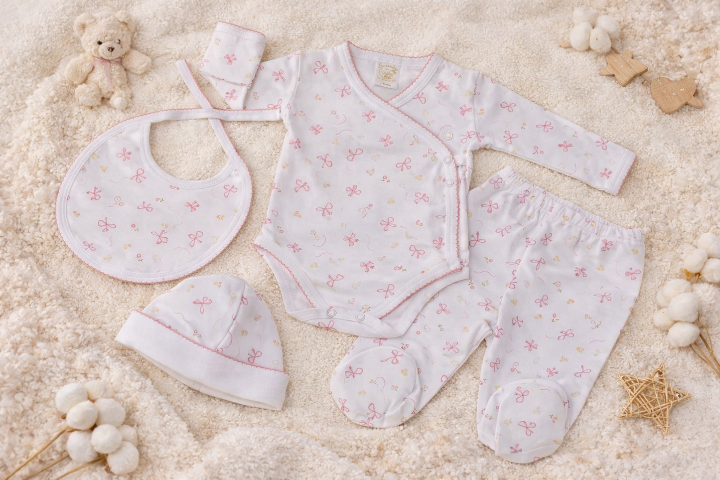 Ajuar Bienvenida Algodón Pima