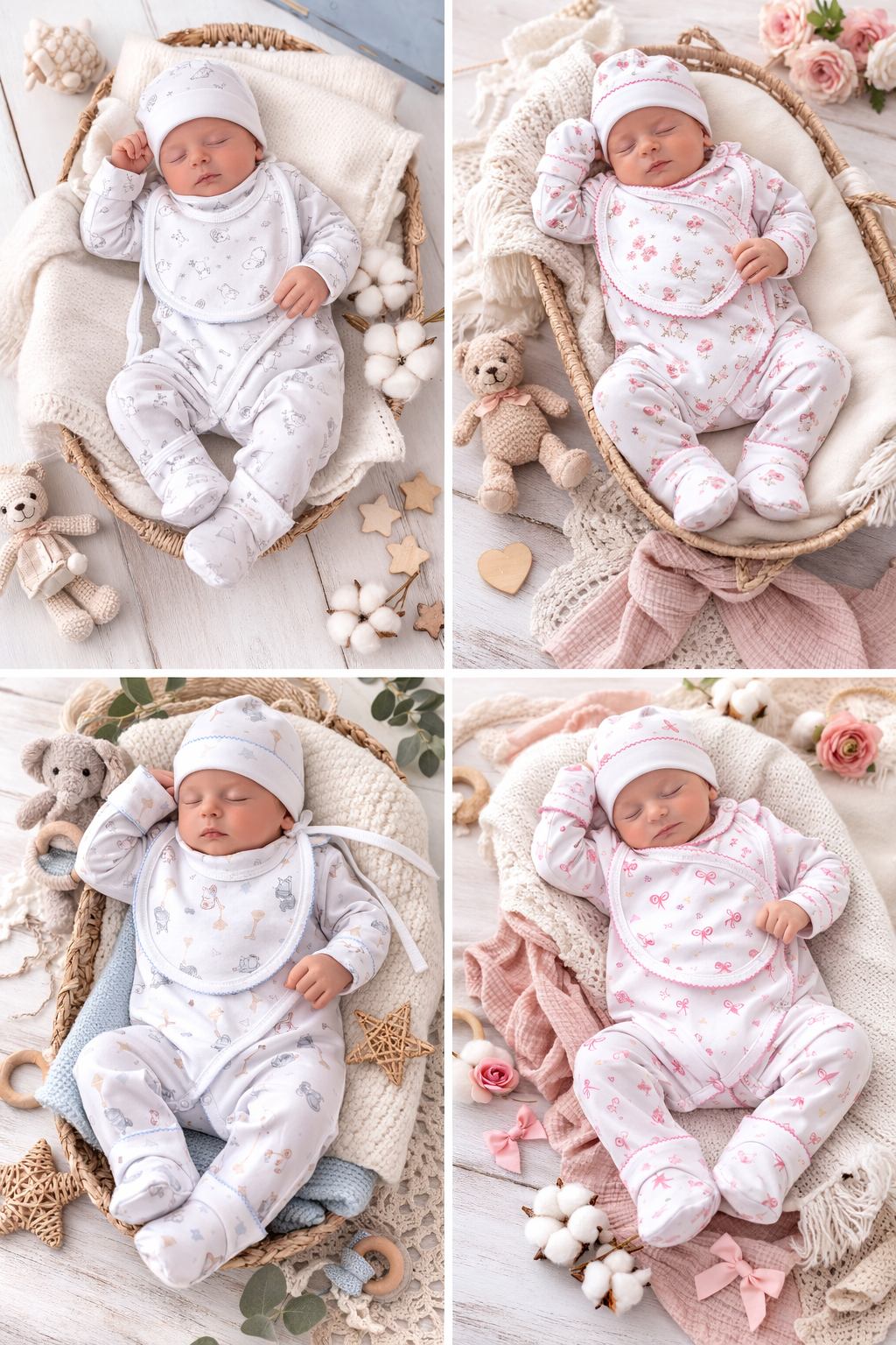 Ajuar Bienvenida Algodón Pima