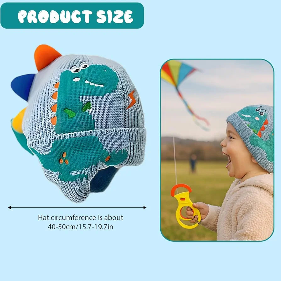 Gorrito Invierno Dinosaurio