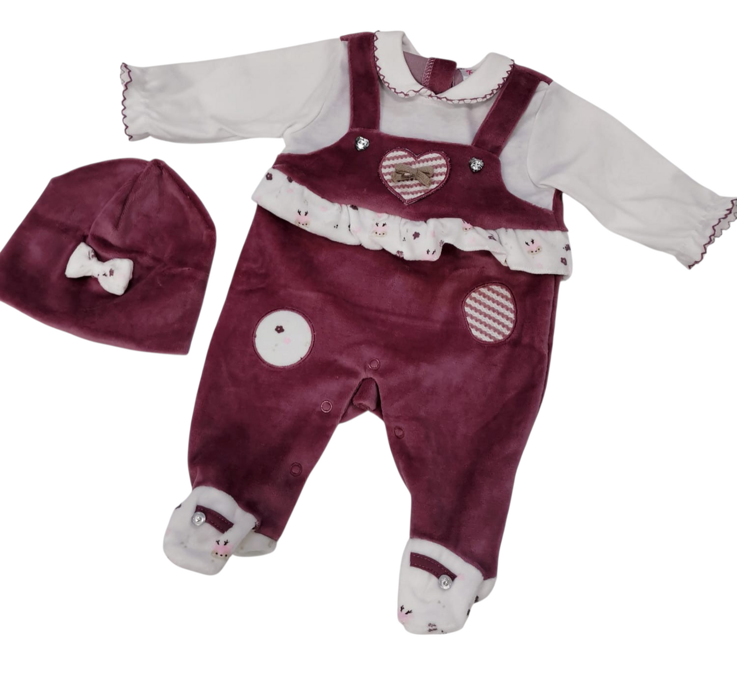 Osito Plush Beba Con Gorro