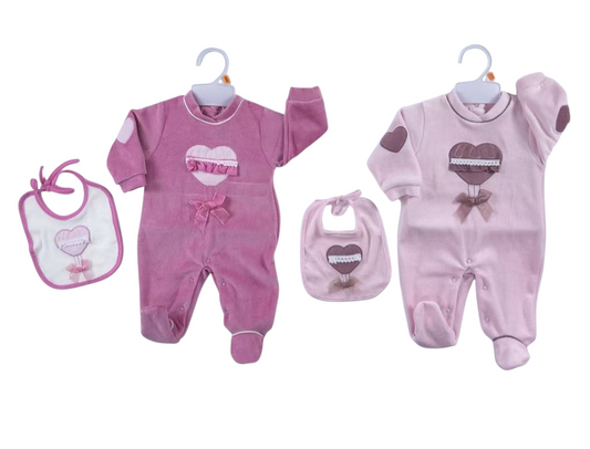 Osito Plush Beba Corazón