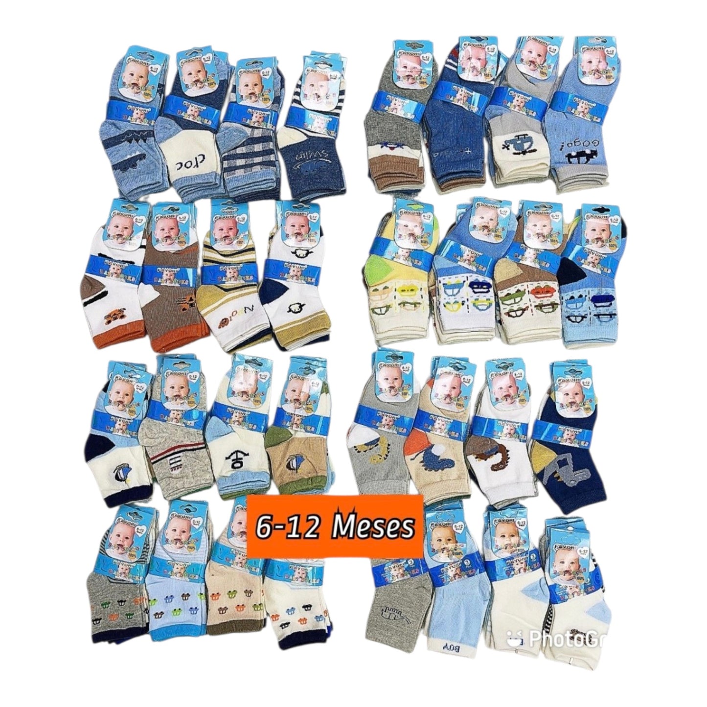 Pack 3 Calcetines Algodón Bebé