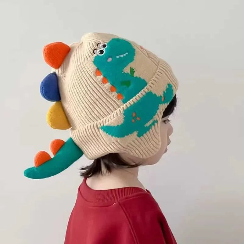 Gorrito Invierno Dinosaurio