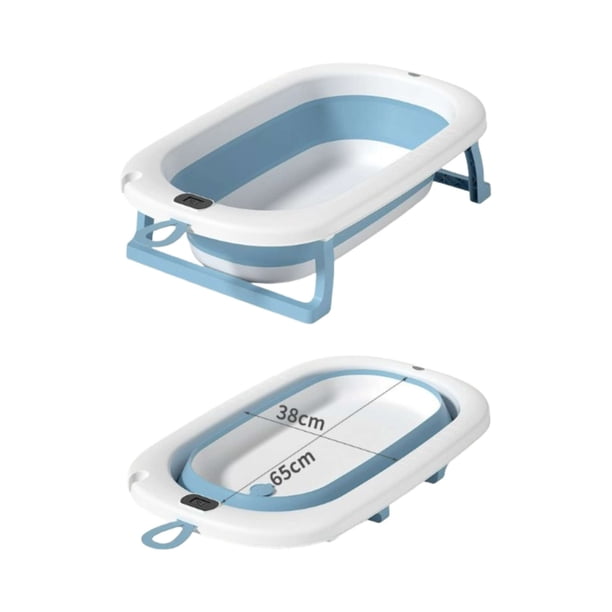 Bañera Plegable con Termómetro Digital + Cojin Bañera