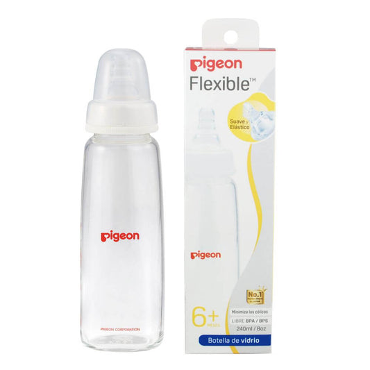 Mamadera Pigeon Boca Standard (vidrio) 240 ML