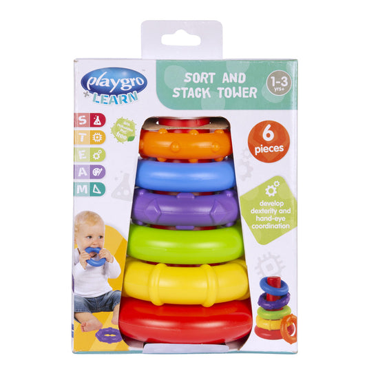 Juguete Torre de Apilar y Ordenar Playgro