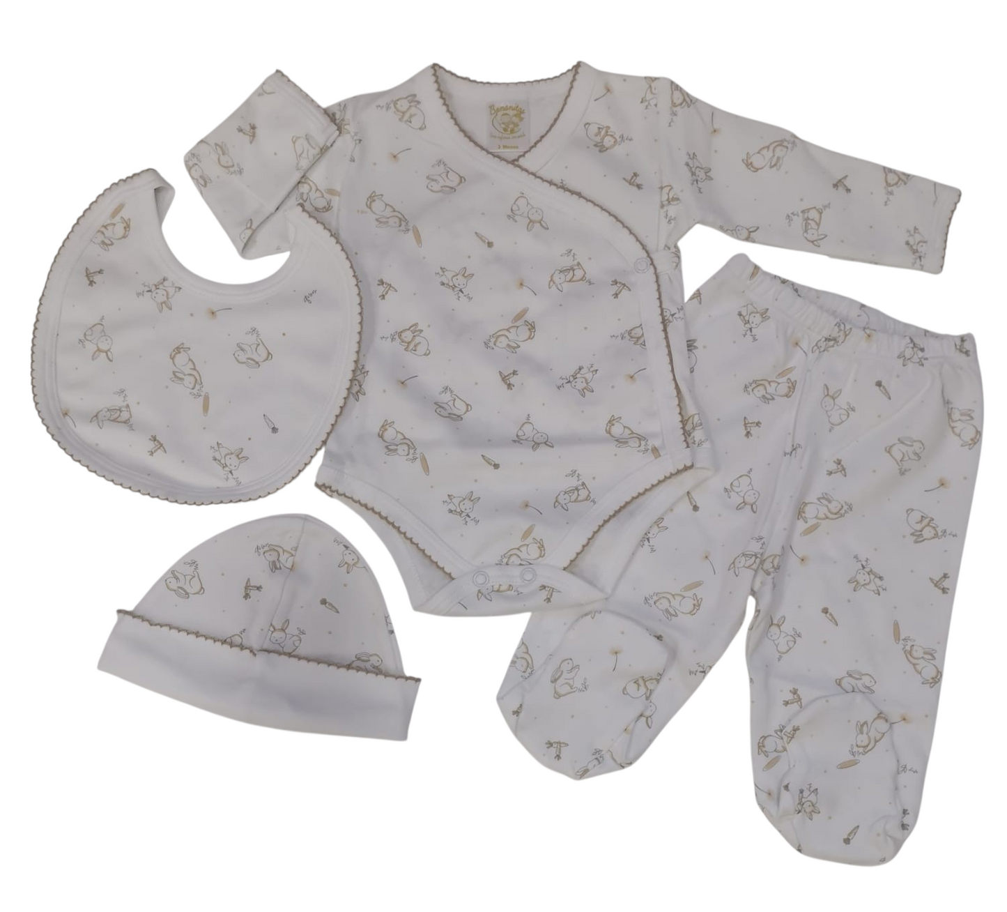 Ajuar Bienvenida Algodón Pima