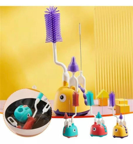 Set Cepillos Limpiamamadera Con Caja