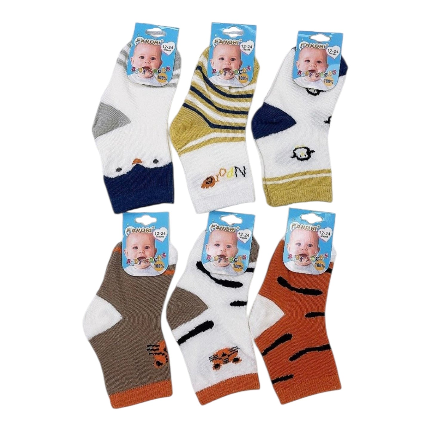 Pack 3 Calcetines Algodón Bebé