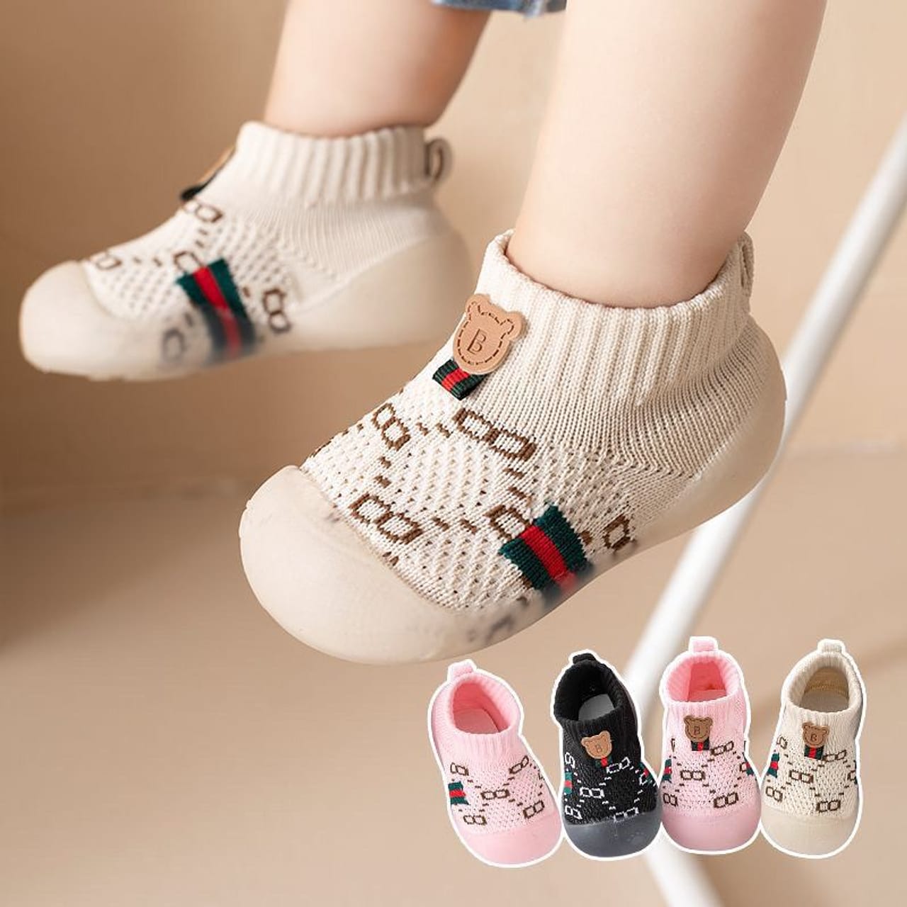 Zapatitos Tipo Calcetín Premium para Bebé – Primeros Pasos