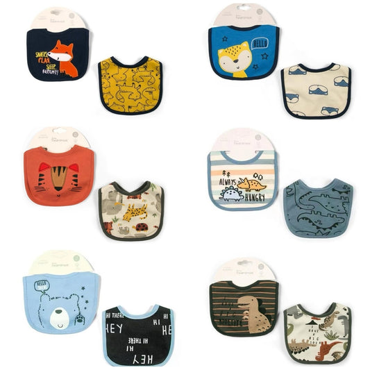 Set 2 baberos Triple Capa niño Tedmimak