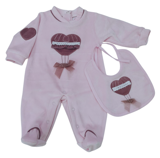 Osito Plush Beba Corazón