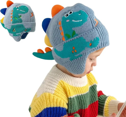 Gorrito Invierno Dinosaurio